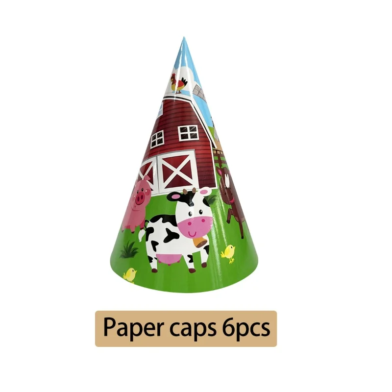 Zenon Farm Geburtstag Party Geschirr Kinder Tasse Teller Serviette Strohhalme Ballon Aufkleber Hintergrund Dekoration Zenon Farm Party Supplies – Detail 17