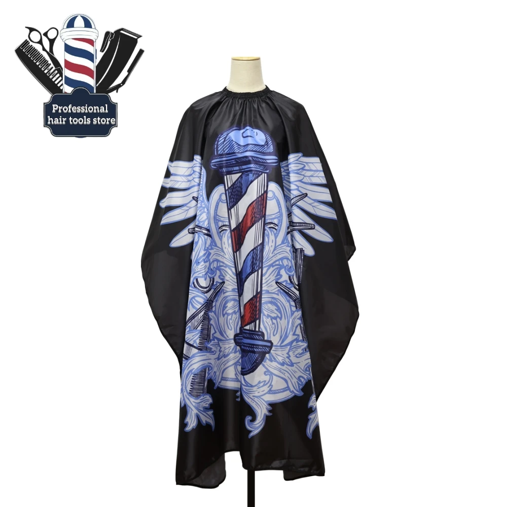 New Pattern Cutting Hair Waterproof Cloth Salon Barber Cape Hairdressing Hairdresser Apron Haircut Capes