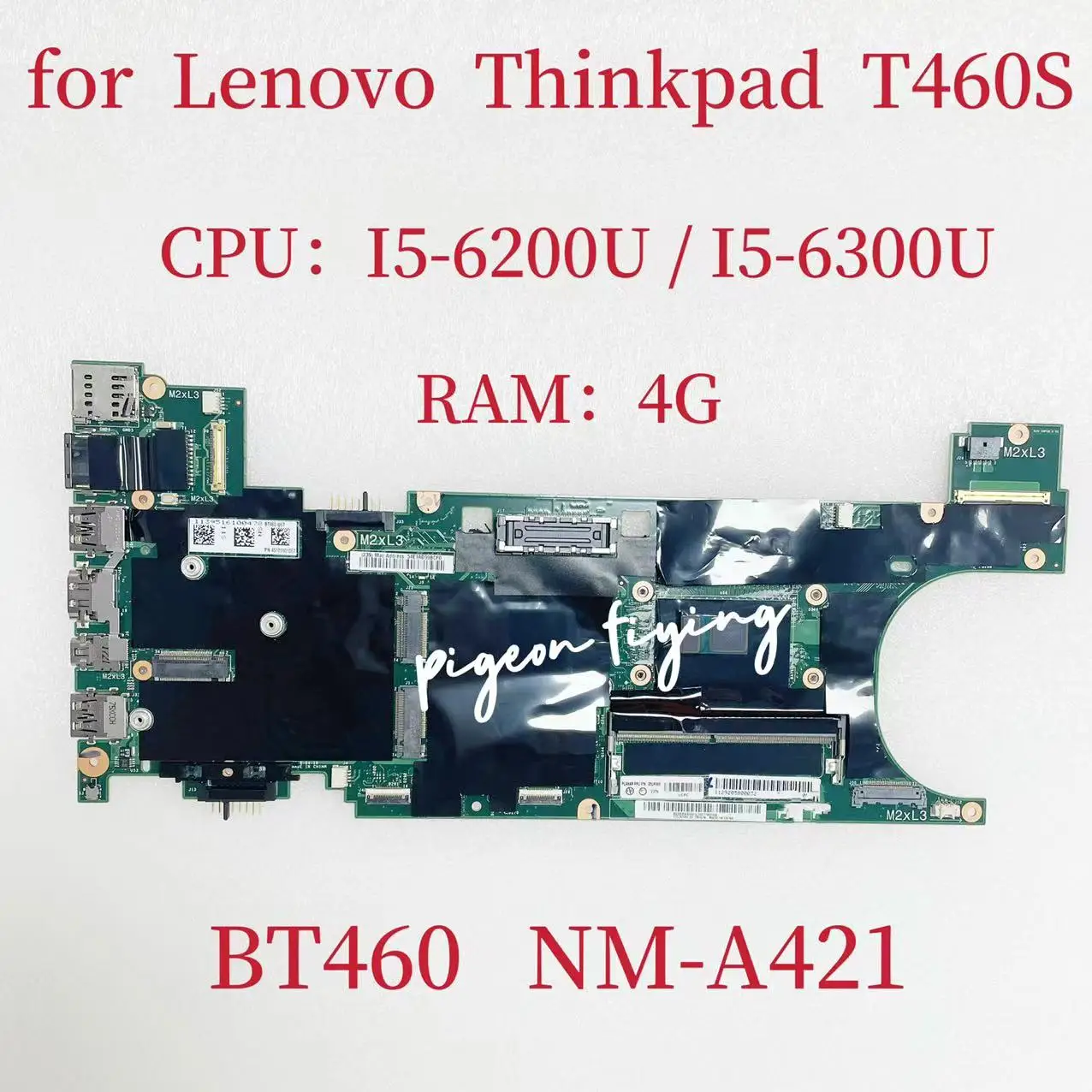 Системная плата BT460 для ноутбука Thinkpad T460S, системная плата для ноутбука: NM-A421 UMA DDR4 4G FRU 00JT937 00JT923 00JT924
