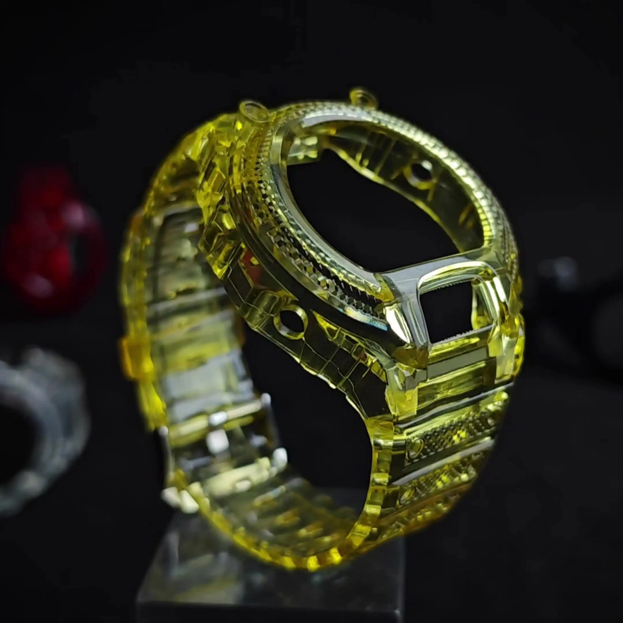 DW 6900 Case + strap for Casio G-Shock DW-6900 Transparent TPU 