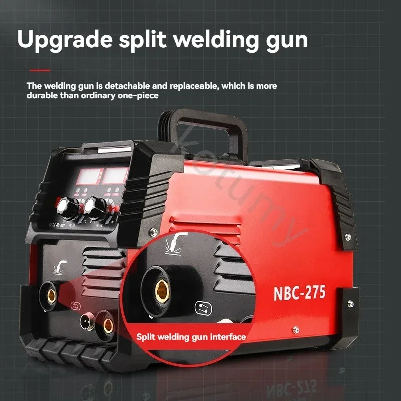 Portable Electric Welding Machine MMA MIG Carbon Dioxide Gas Shielded Welding Machine Non Gas Welder 3