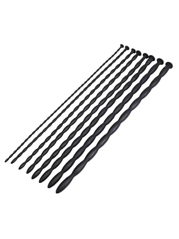 4 Piece/8 Piece Set Silicone Solid Urethral Dilator Urethral Stimulation Adult Sex Toy Insert Male Sex Product penis sex toys
