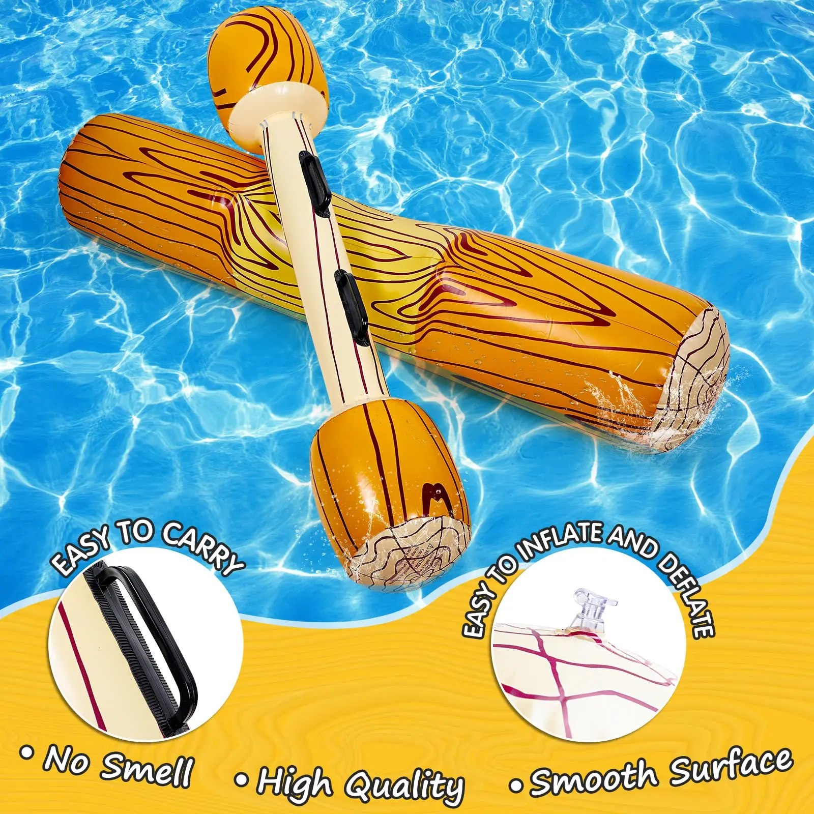 Pool Fighting Float Row Toy 2 Player Water Sport Inflatable Floating Playing Game Swimming Ring Gladiator Raft for Kid Adult Toy 3