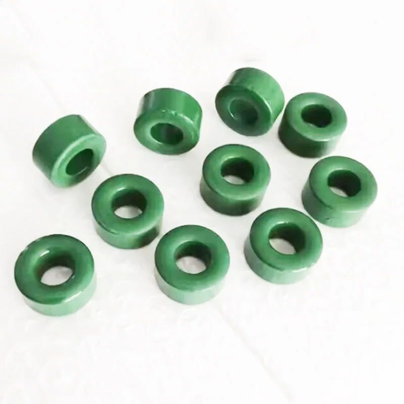 50 PCS T9x5x3/10x6x4/10x6x5/12x6x4 Green Magnetic Ferrite Rings High Permeability Anti-interference Mn-Zn Toroidal Cores