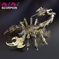 3D Assembly Kit Gifts for Children Anti-Stress Metal Mechanical Insect Animal Puzzles Toys for Adults 1