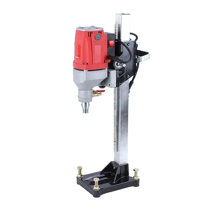 Engineering Rhinestone 6180N Concrete Cutting Core Drilling Machine, Fixed Portable High Quality Diamond Core Drilling Machine multifunctio 750w concrete sander 230v wall polishing machine grinding portable 50 100r min putty electric polisher machine tool