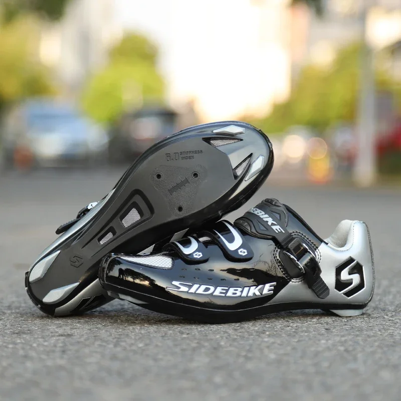 Men Road Cycling Shoes Racing Self-locking