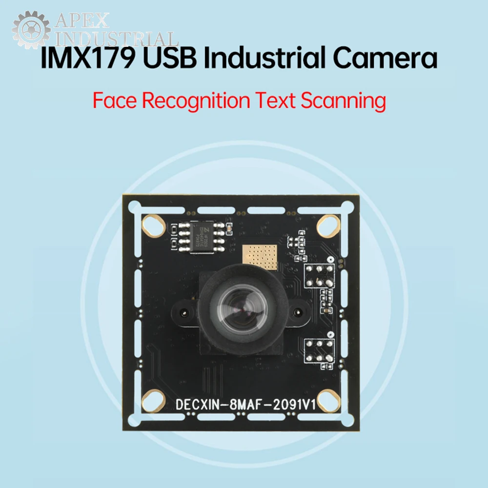 Modulo telecamera HD da 78 gradi IMX179 USB 8MP Obiettivo a fuoco fisso Telecamera industriale senza driver per il monitoraggio della sicurezza Progetti fai da te - immagine 6