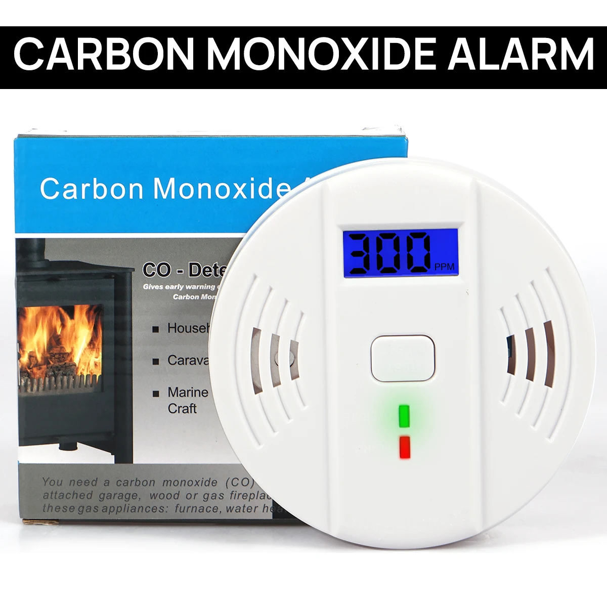 

Монитор для измерения уровня монооксида углерода, точный портативный прибор для проверки монооксида углерода, многоразовый датчик пожара