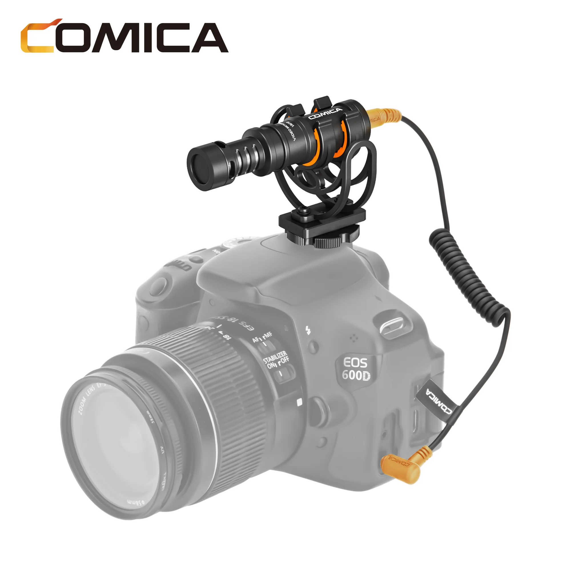 VM10 Mini Cardioid Condenser Shotgun Microphone Full Metal Design Plug and Play