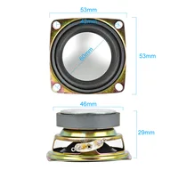 AIYIMA 2 uds 2 "pulgadas 4 Ohm 3W altavoz de rango completo Mini altavoz de Audio portátil altavoz estéreo Woofer caja accesorios Diy - Imagen 5