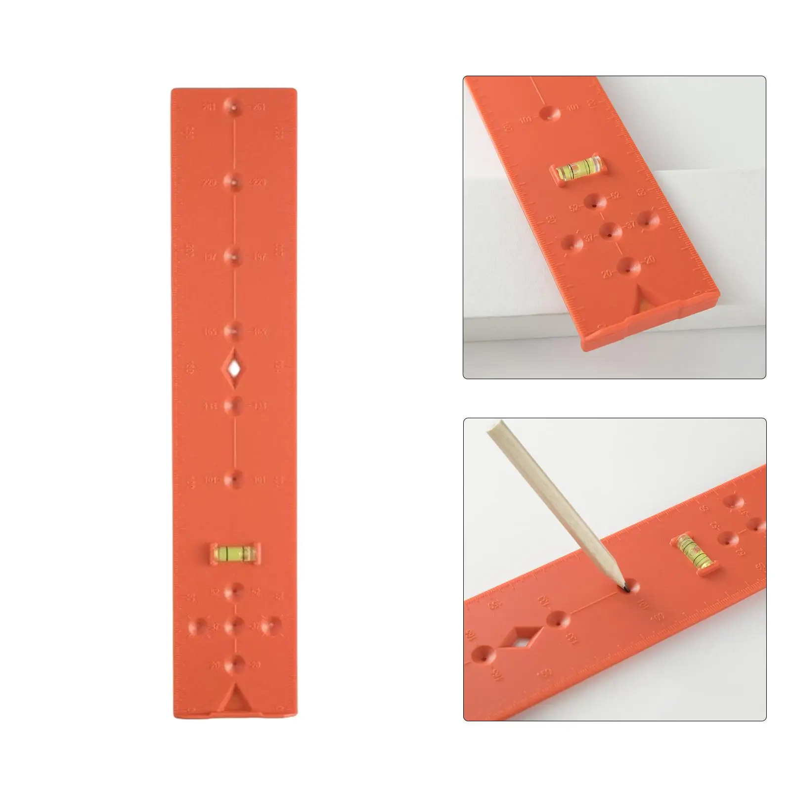 Drill Locator Drill Ruler for Handle Knob Pull Installation Carpenter Wardrobe
