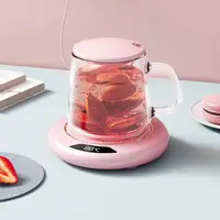 3 vitesses 55 ℃   Sous-verre chauffant USB à température constante, chauffe-tasse thermostatique pour café, lait, mug 1