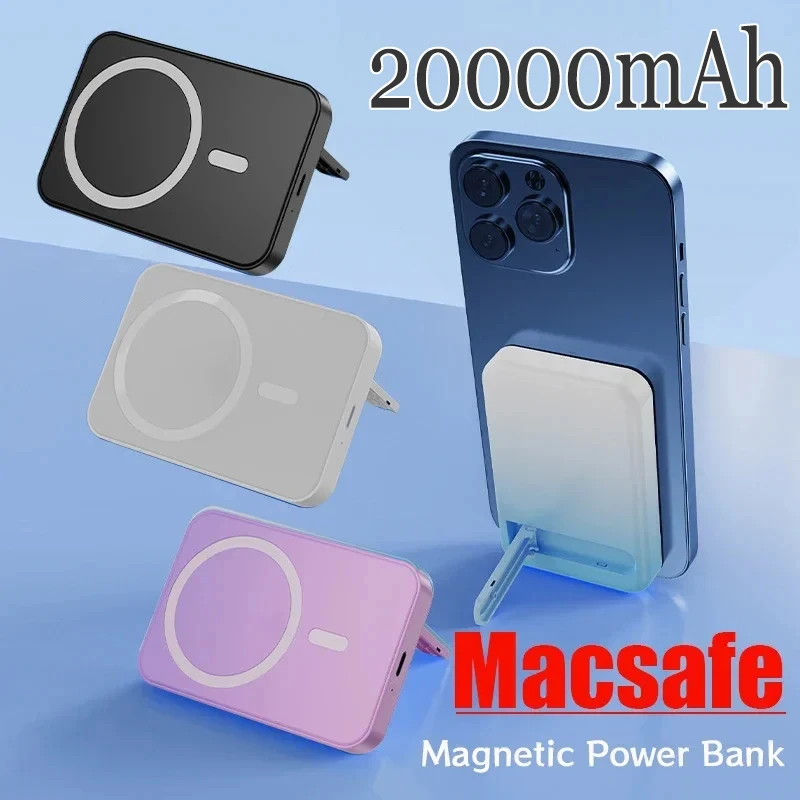 50000Mah Exquisite Compact Portable Magnetic Power Bank Caricabatterie Wireless Batteria Magnetica Esterna Per Iphone 15 14 13 Pro Max