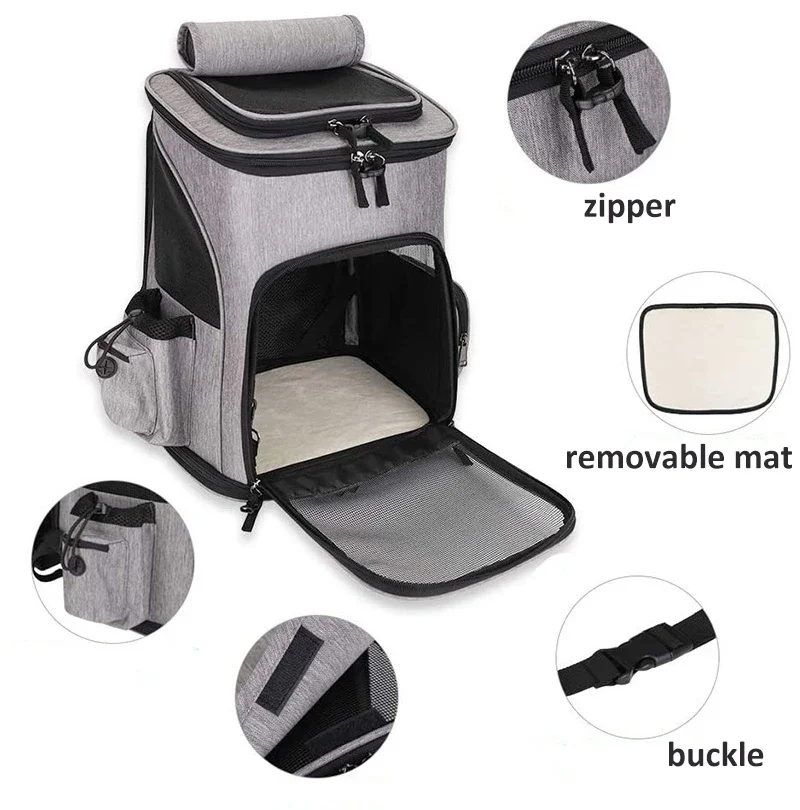 Title 3, Bag Large Capacity Breathable Portable Cat Back...