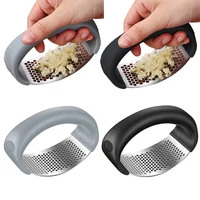 Manual Garlic Chopper Stainless Steel Garlic Mincer Curve Garlic Press Crusher for Fruit Vegetable Kitchen Gadget Accessories 1