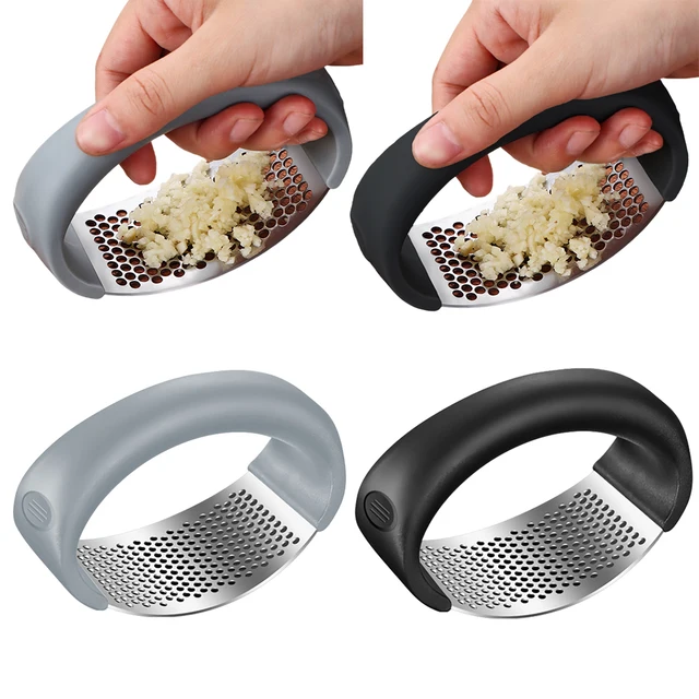 Manual Garlic Chopper Stainless Steel Garlic Mincer Curve Garlic Press Crusher for Fruit Vegetable Kitchen Gadget Accessories 1