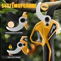 Pru-40  Cordless Pruner Lithium-ion Pruning Shear 40MM Electric Tree Branches Garden Tools Efficient ScissorsBonsai 2