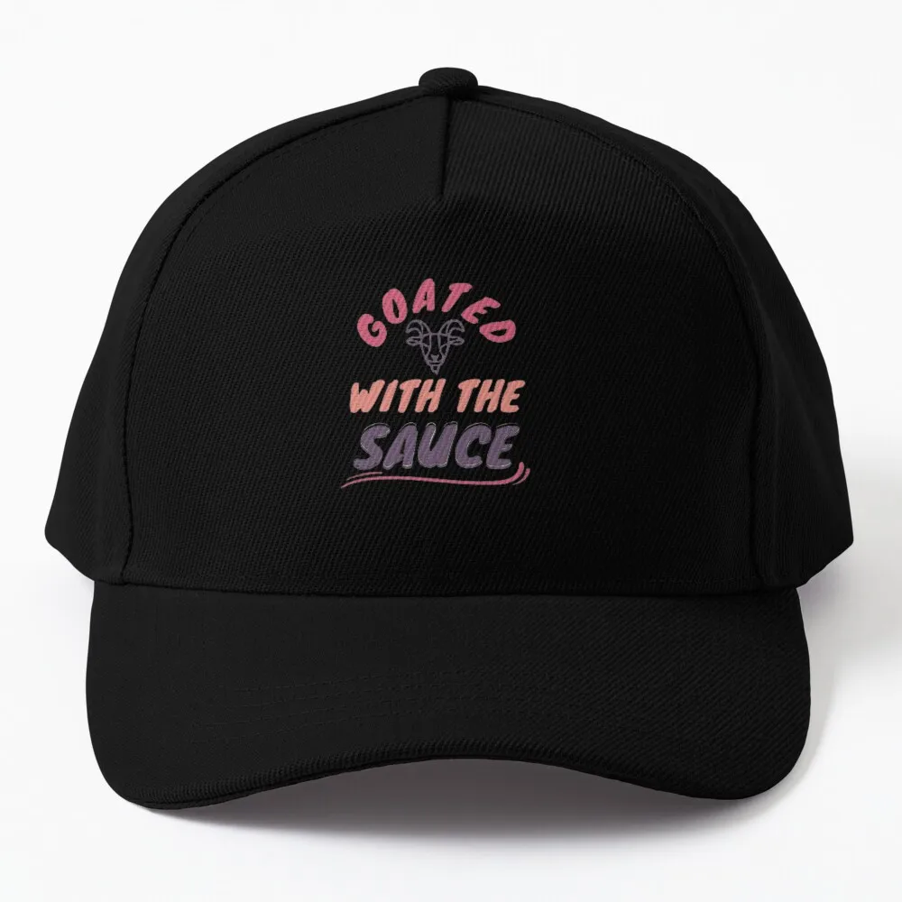 

Goated With The Sauce Baseball Cap Sunscreen Rugby Hip Hop Hat Man Luxury Mens Cap Women's