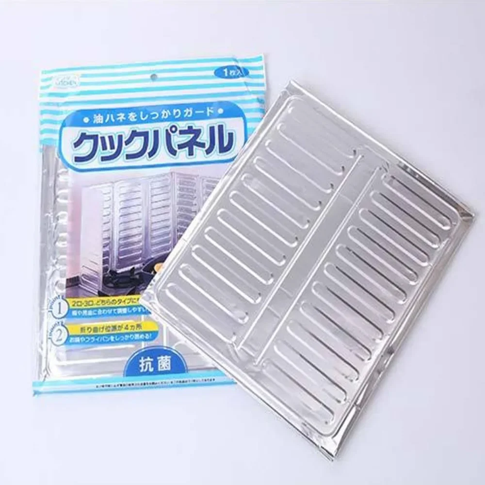 Kitchen Aluminium Anti-oil Plate Foldable Stove Heat Insulation Splash Proof Baffle Wall Protected Screens Kitchen Accessories