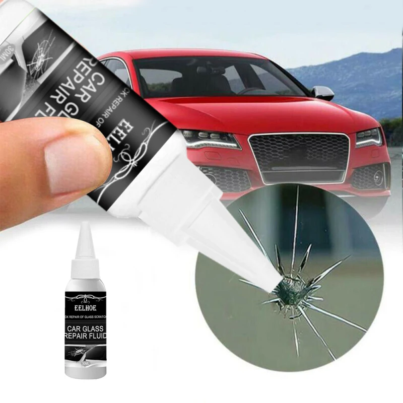 

30ml Car Windshield Repair Tool DIY Curing Glue Auto Glass Scratch Crack Restore Kit Repair Cream Curing Agent Windshield Repair