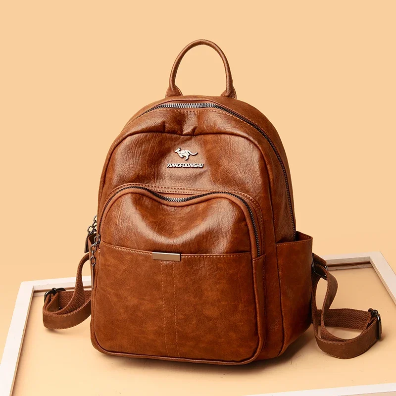 Luxury Backpack Female Designer Women's Shoulder Bag School Backpack for Girl High Quality Leisure Sac A Dos Travel Backbags 6