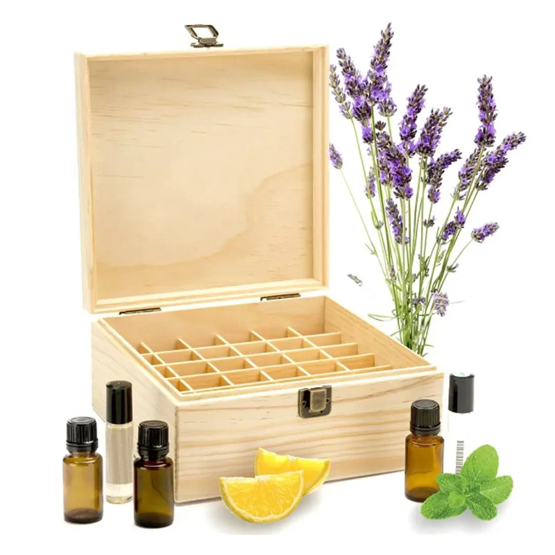 Fragrance Wooden Box Open View
