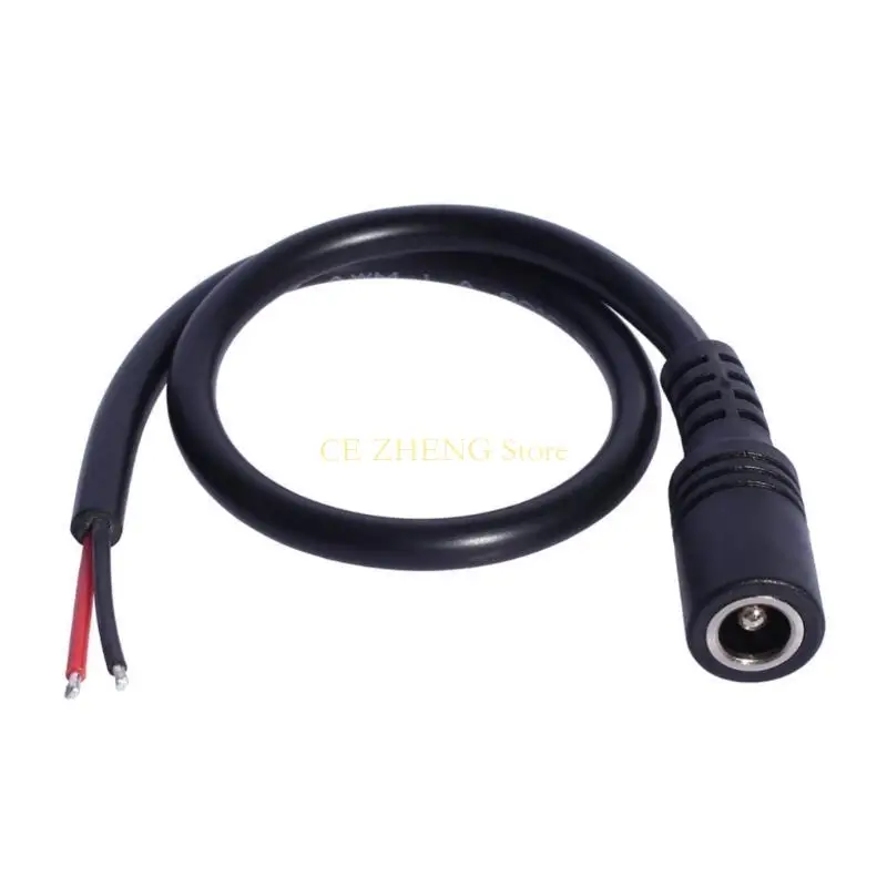 e56b DC6330 LED 스트립 및 어댑터 용 전력 돼지 코드 DC6.3x3mm  베어 와이어