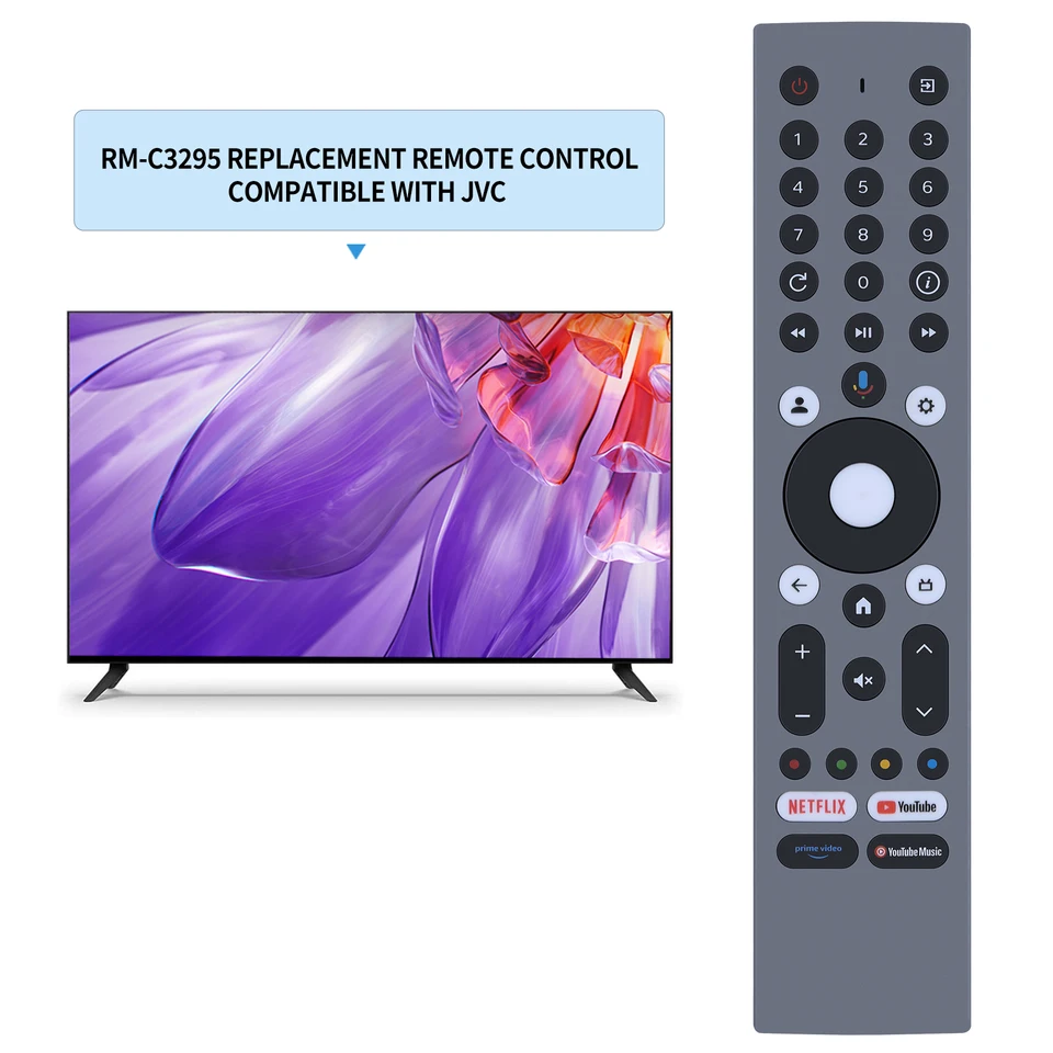 Nuovo RM-C3250 Per JVC Smart LED TV Telecomando Vocale LT-32CA690 LT - Foto 7