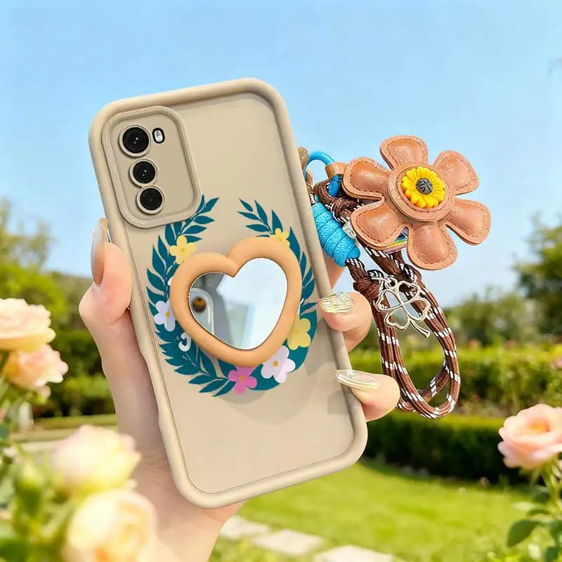 Colorful Garland Phone Case Set with Lanyard and Craft Embellishments