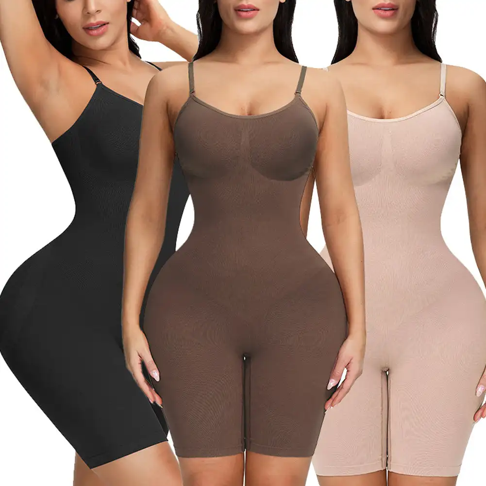 

Women Seamless Bodysuit Push Up Corset Waist Trainer Trimmer Butt Lifter Body Shaper Slimming Shapewear Tummy Control Underwear