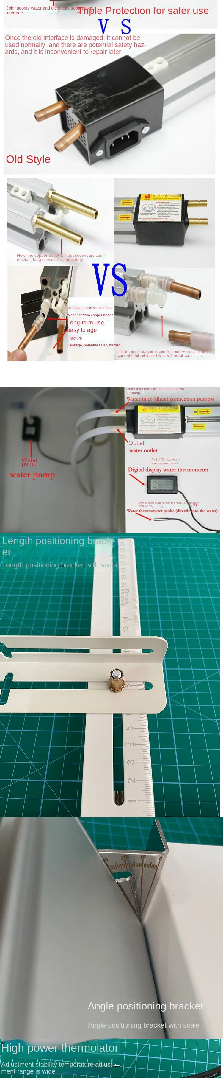 30CM Acrylic Hot Bender PVC Organic Sheet Panel Bending Machine 300W Plastic She