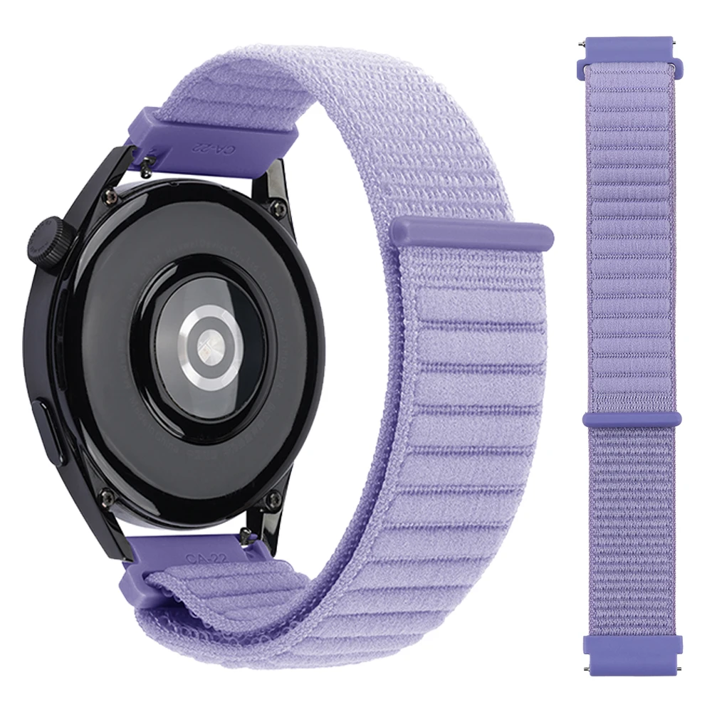 Nylon Sports Braided Loop Watchband Strap - 20/22mm