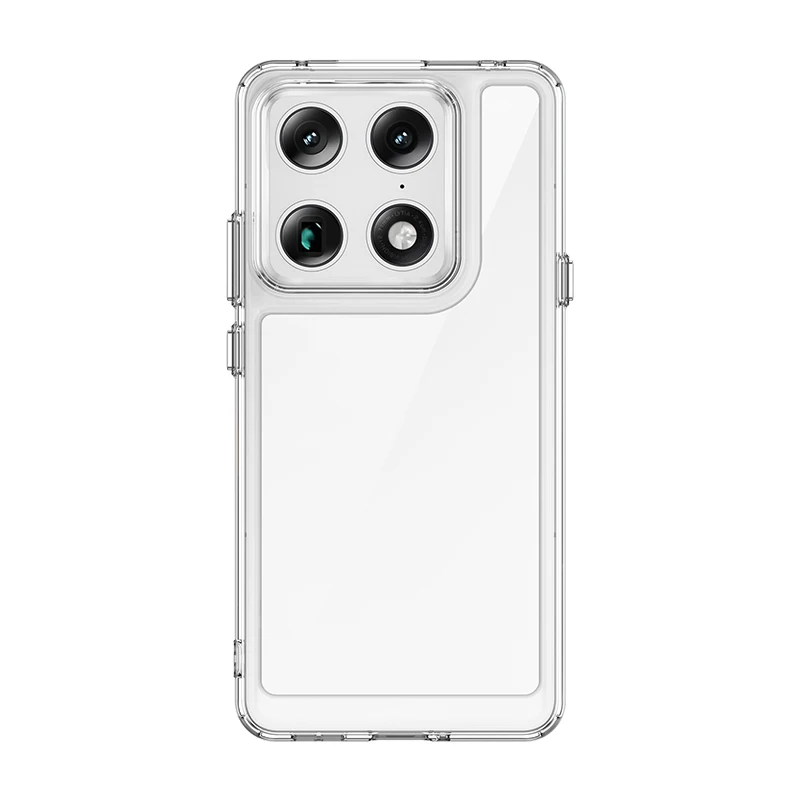ELVEV Transparent Signature Case - Clear Hard PC + Soft TPU Bumper Design