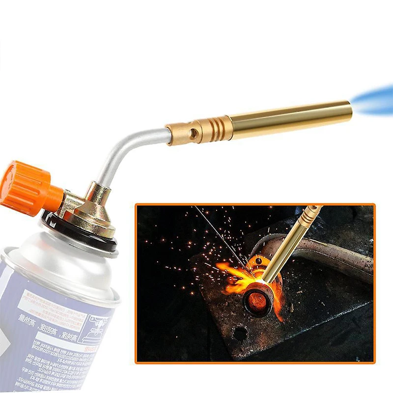Butane Burner Turbo Gas Burner Flame Thrower Outdoor Camping Barbecue Portable Welding Heat Gun gas torch welding torch gas burner butane torch
