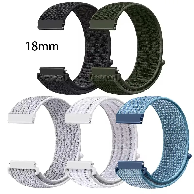 Nylon Watch Strap Wristband Bracelet - Various Sizes (16mm, 18mm, 20mm, 22mm)