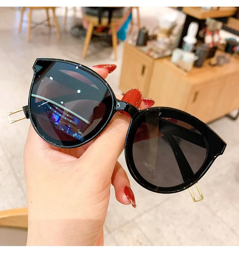 New Fashion Sunglasses Girls Boys Brand Round Vintage Children Sun Glasses Baby Shades Mirror Goggles Eyeglasses UV400_voghion.com