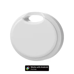 Smart Bluetooth Tracker and Anti - Lost Finder for Keys, Wallets, and Bags (WHITE)