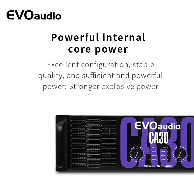 CA20 Two-stage Class H 500 Watt 2ch Bass Audio Power Amplifier Board Module For Active Speaker