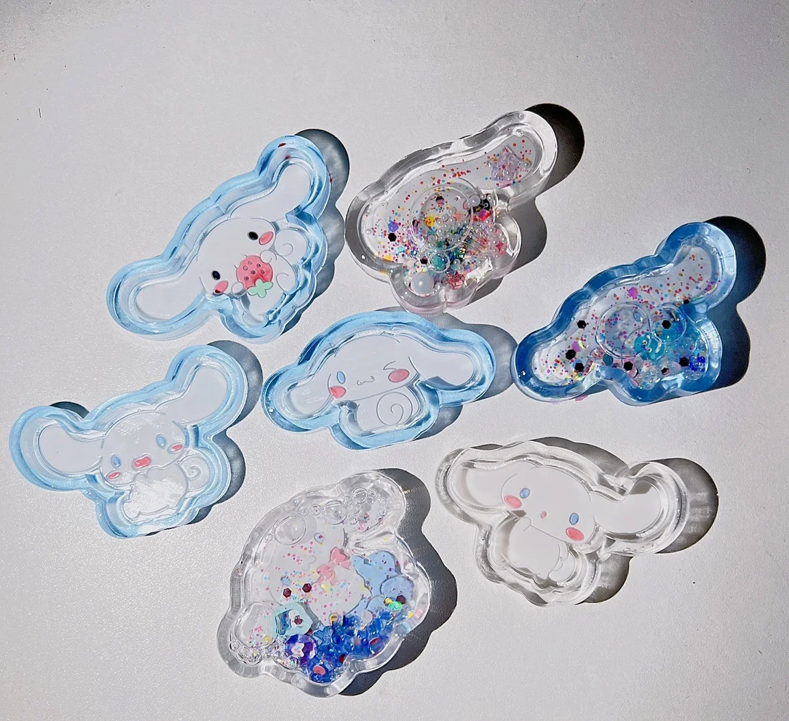 wsy-335 cartoon dog quicksand mold resin shaker mold silicone handmade replication mould