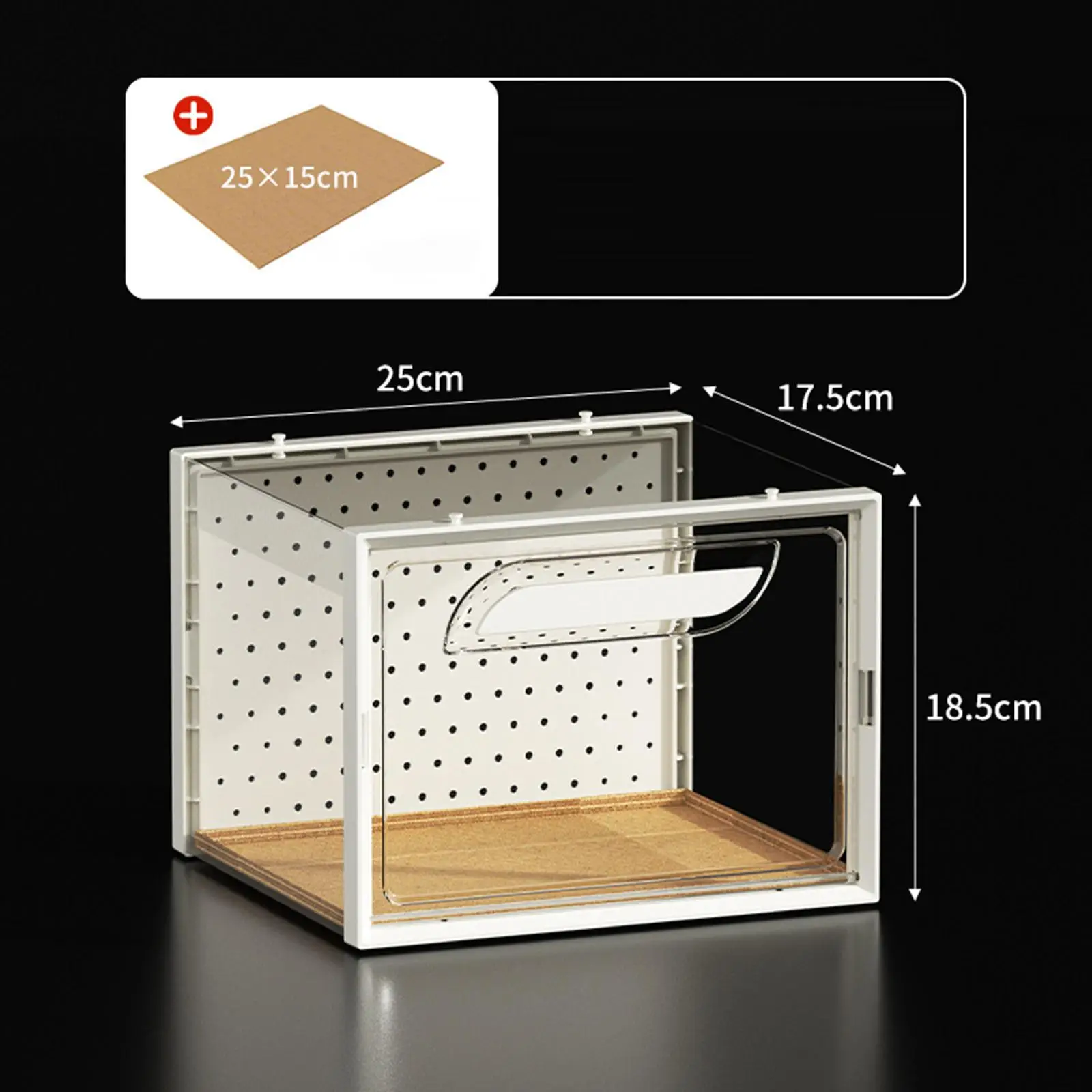 Reptile Terrarium Ventilation Design Enclosure Cage for Lizards Geckos