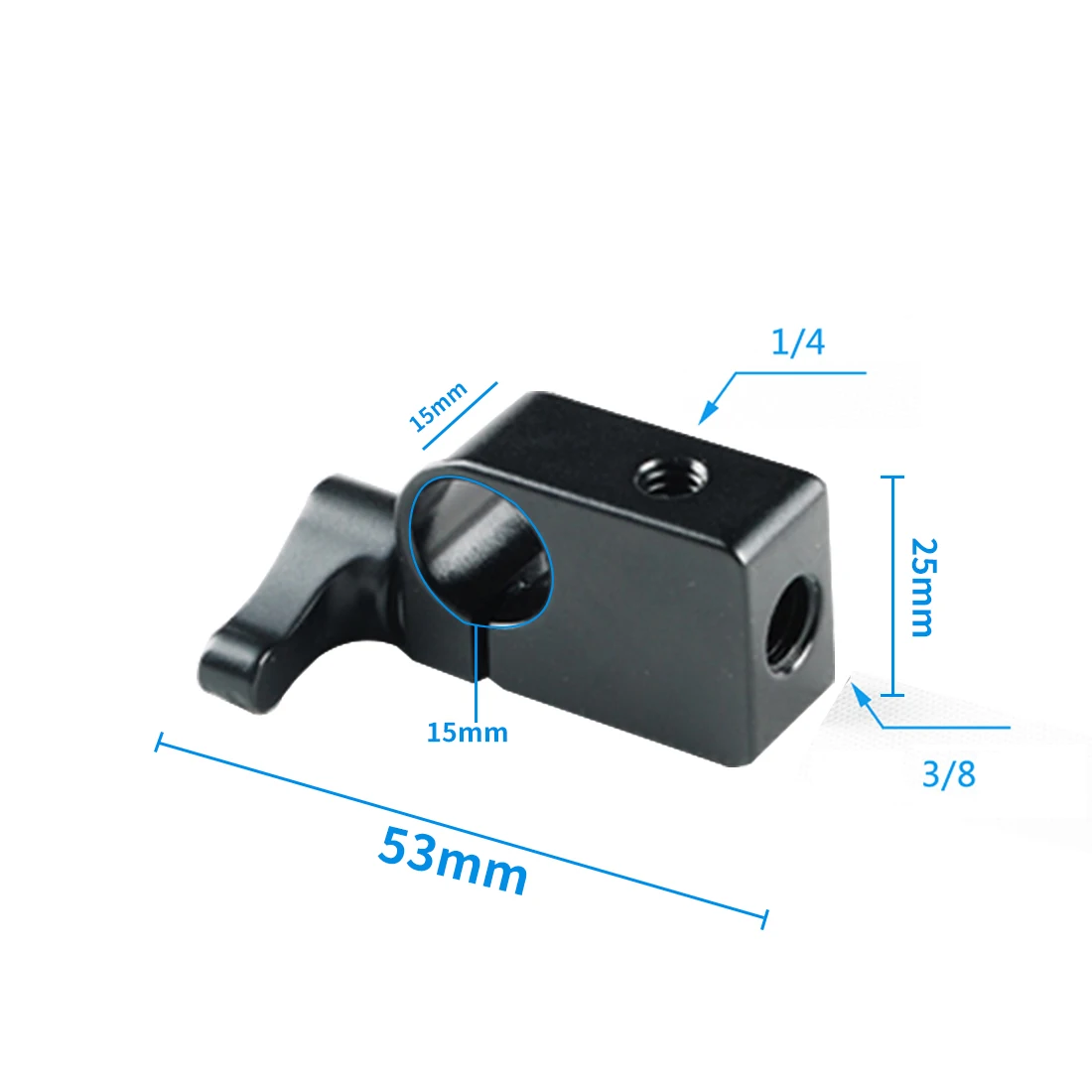 Supporto Universale Per Slitta Fredda 53-72 Mm - Per Power Bank, Telefoni, Hard Disk, Compatibile Con Fotocamere!