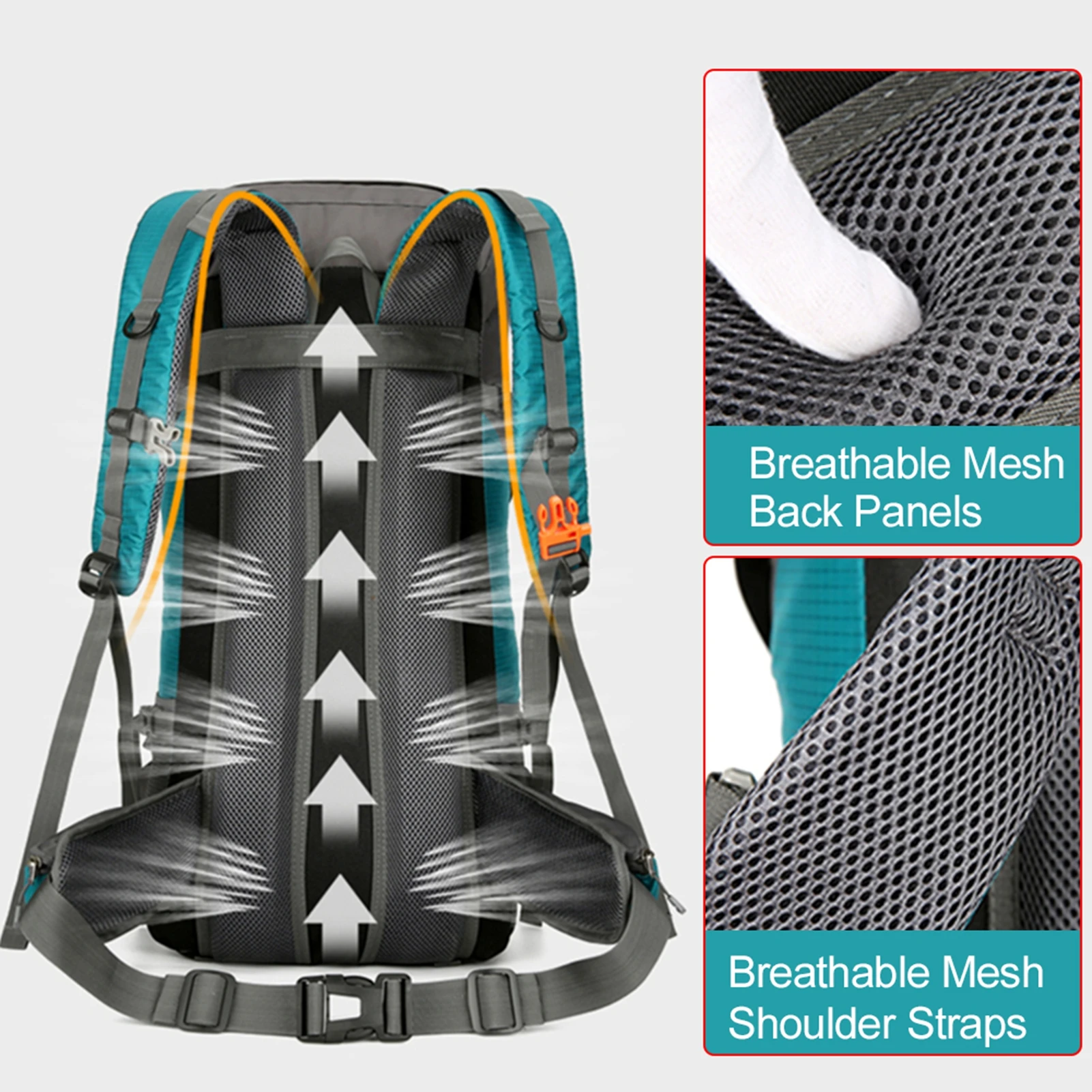 70L Waterproof Hiking Backpack 2