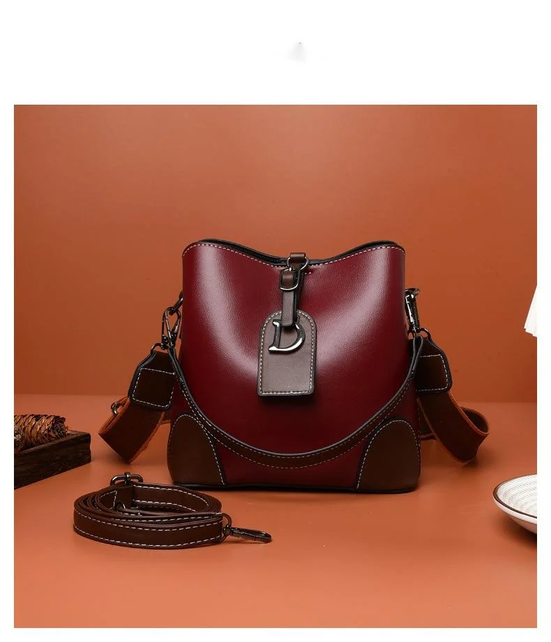 2023 Nuova borsa da donna di lusso Suni Junior Light Borsa a secchiello con texture di alta qualità Borsa a tracolla con una spalla di moda retrò_voghion.com