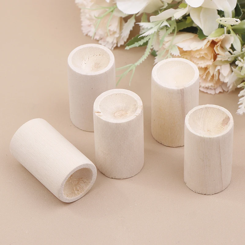 5Pcs Essential Oil Cylinder Diffuser Wood Wooden Diffuser Bottle Indoor Aromatherapy Essential Oil Cylinder Retainer Wooden home fragrance products,aroma oil diffuser
