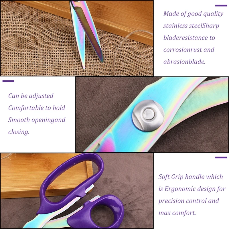 Sewing scissors tailor scissors craft scissors household scissors Fenrry professional tailor scissors clothing scissors vintage stainless steel fabric leather cutter craft DIY home tool
