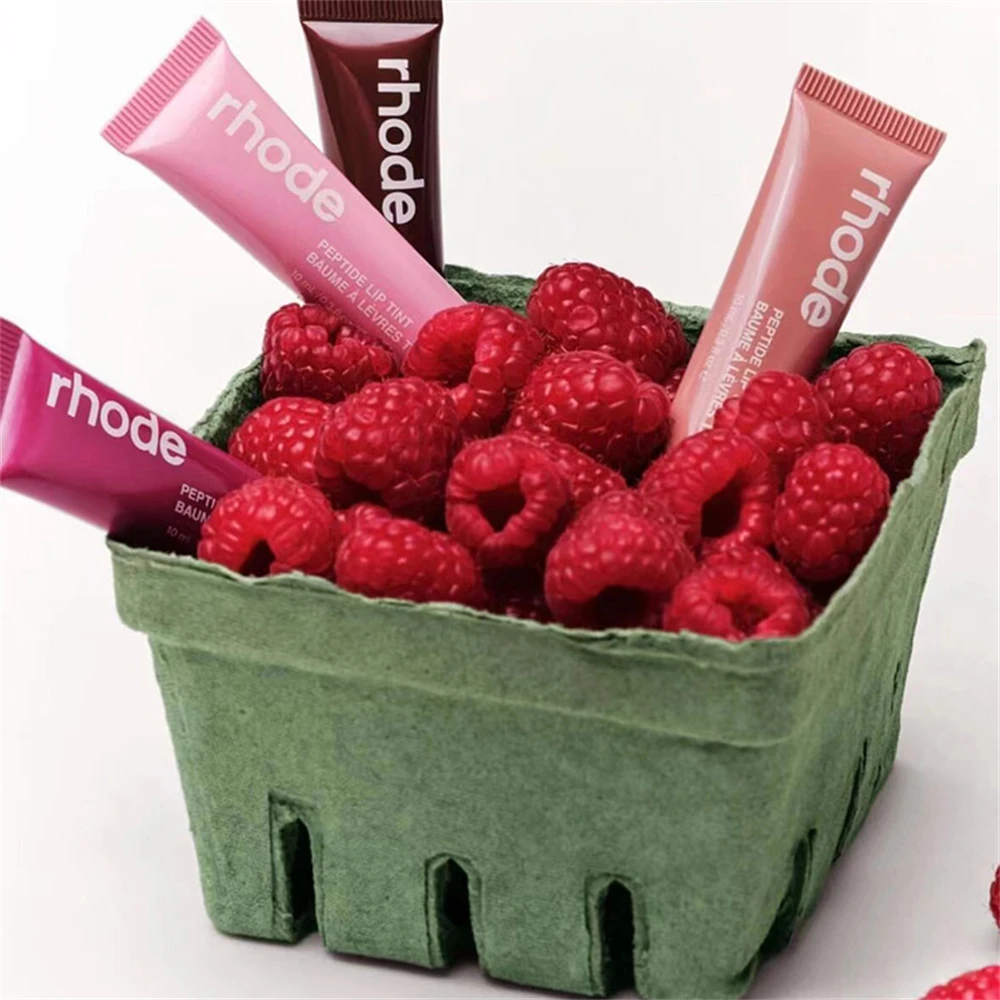 Rhode Lip Glossy Oil Plump Moisturizing Lip Glaze Cinnamon Roll Oil Long Lasting Salted Caramel Lipstick Care Products For Women 5