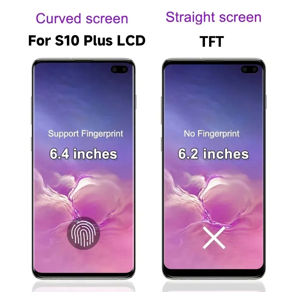   LCD ÷ ġ ũ Ÿ  ǰ, Ｚ S10 ÷ G975F SM-G975U SM-G975W