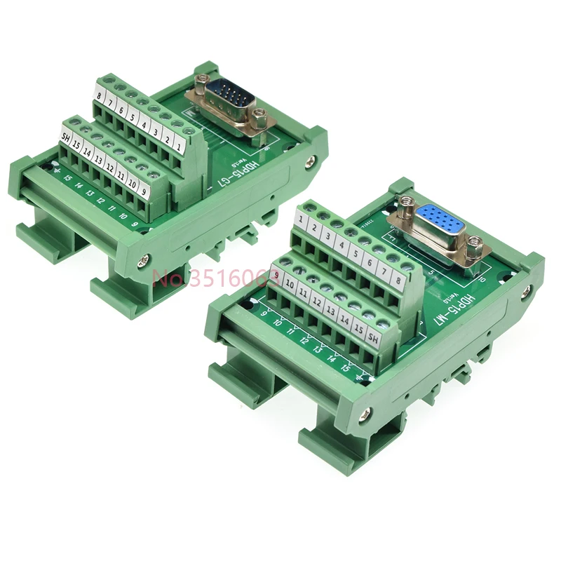 2x Accoppiatore I VGA SVGA presa femmina/femmina - Connettore adattatore 15 poli pin per prolunga estensione - Adaptout marca francese