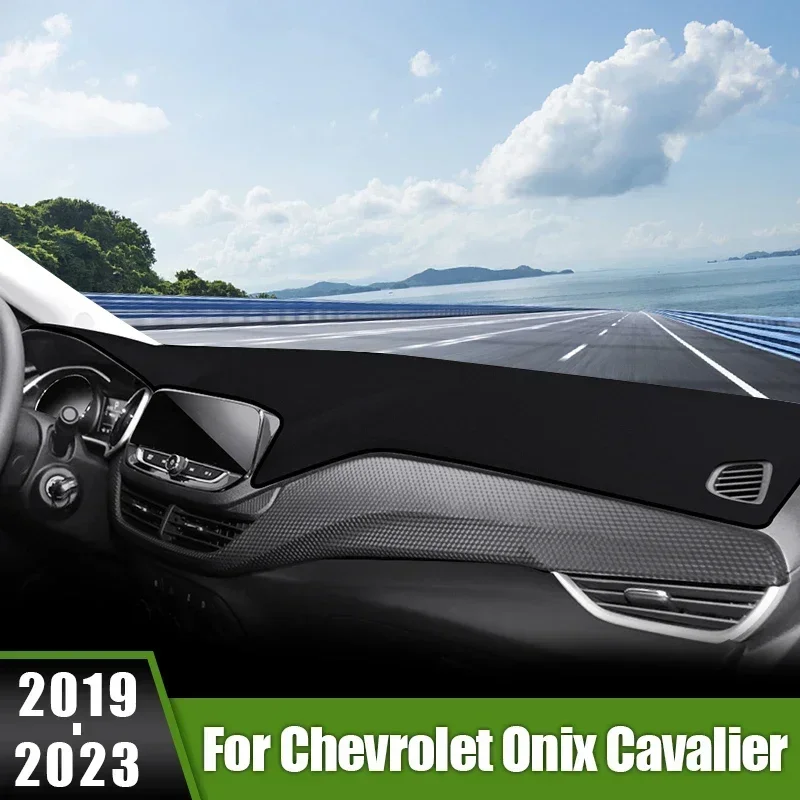 

For Chevrolet Onix Cavalier 2019 2020 2021 2022 2023 Car Dashboard Cover Avoid Light Pads Instrument Panel Carpets Anti-UV Mats